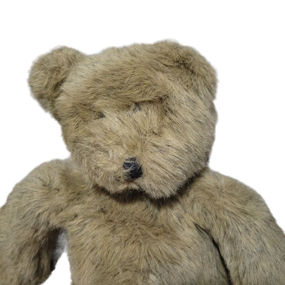Build A Bear 16 in Brown Teddy Posable Arms Legs Furry BAB Plush Stuffed Animal